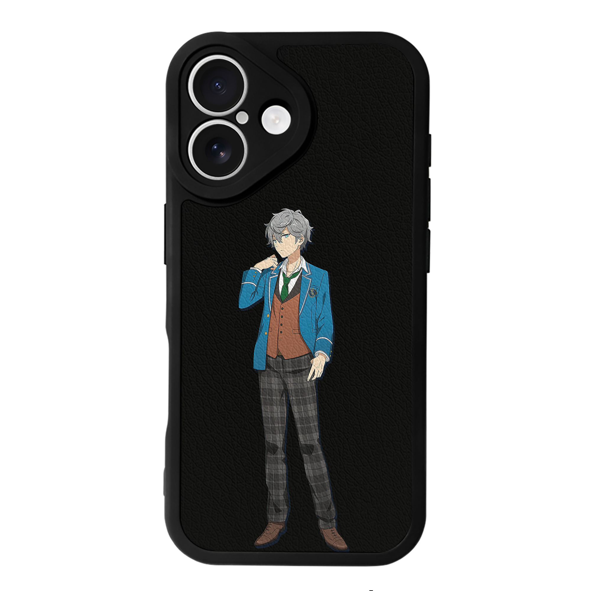 （画像用） あんさんぶるスターズ! Ensemble Stars 【iPhone 16シリーズ対応】シリコンスマホケース（レザー調） 材質：シリコン